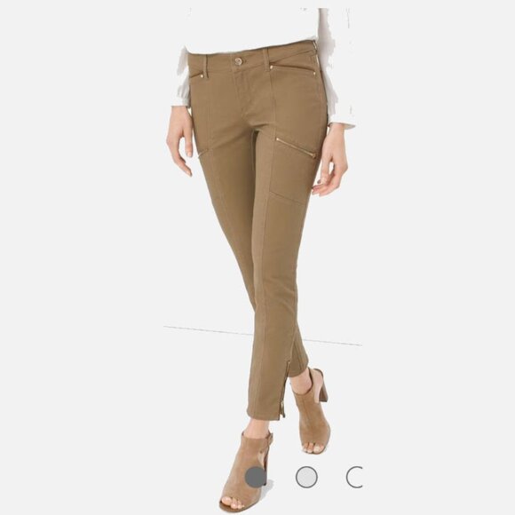 White House Black Market The Skimmer Pant, 0, Cappuccino - Picture 1 of 8